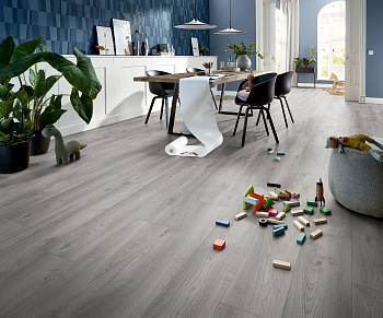 Ламинат Kronotex Mammut Plus D 3670 Дуб Макро светло-серый